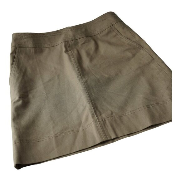 Talbots Above Knee Beige Skirt WORKWEAR GORPCORE Size 2P - Picture 1 of 6